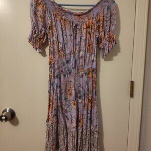 Medium - Purple Floral Dress